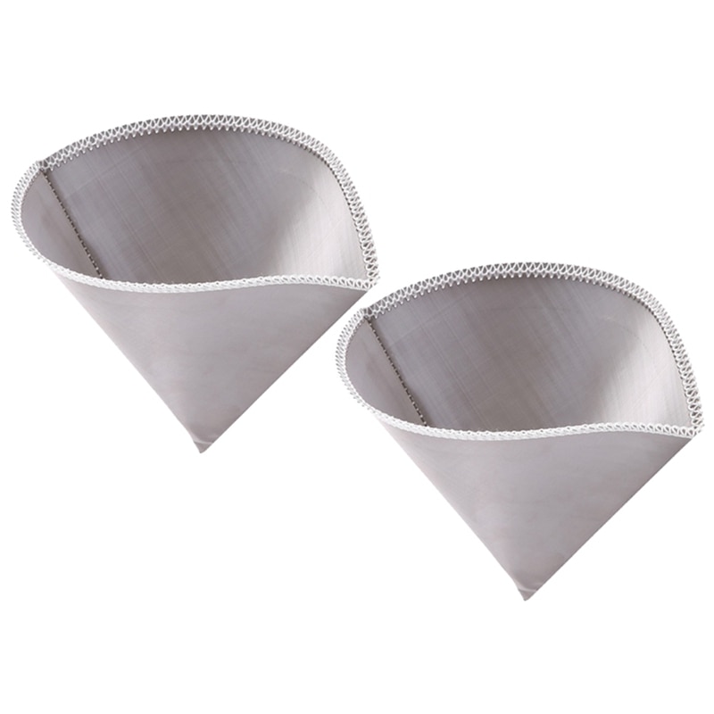 2Pcs Reusable Pour Over Coffee Filter Mesh Coffee ..